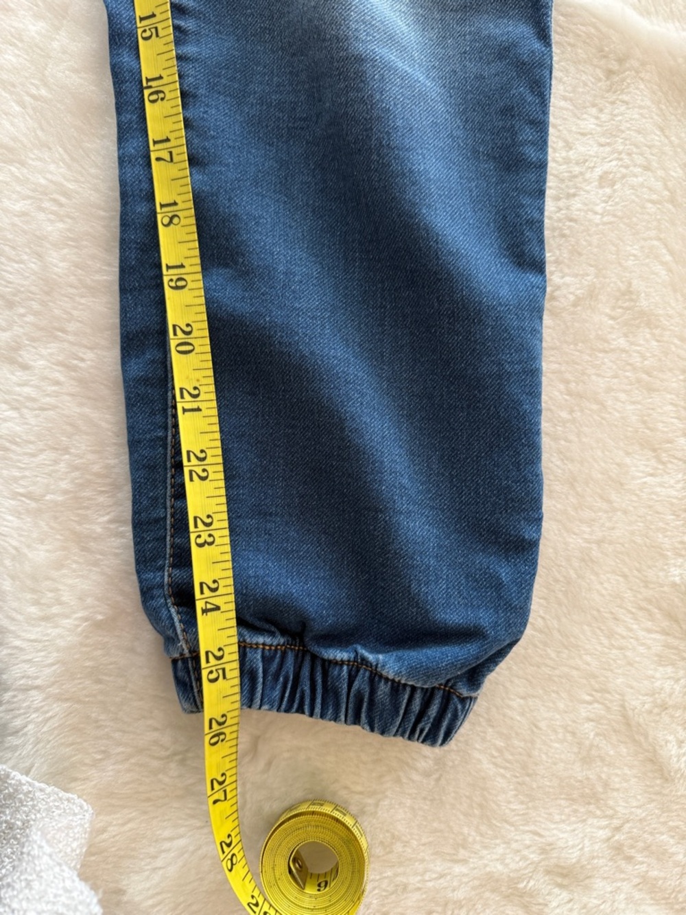 Torrid Denim Jogger Jeans – Drawstring Waist – Medium Wash - Picture 10 of 11